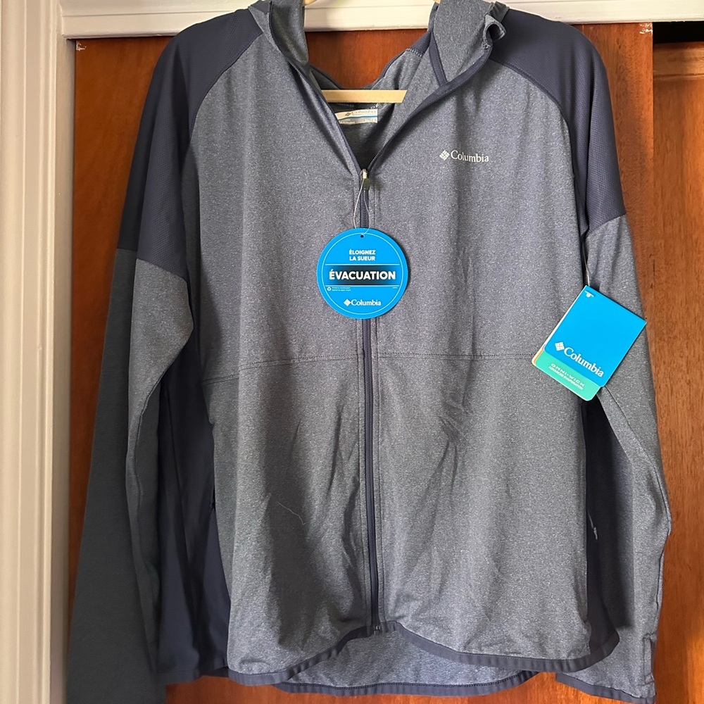 Columbia Women’s zip hoodie, Omni wick diamond peak full zip hoodie, size XL